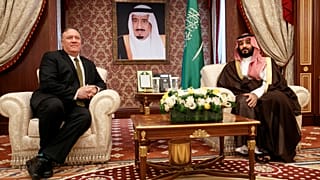 وزير الخارجية الأمريكي مايك بومبيو وولي العهد السعودي محمد بن سلمان 