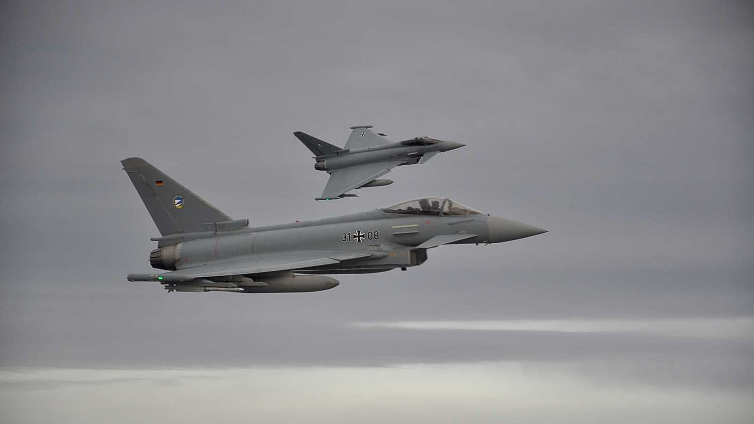 Dos Eurofighter alemanes chocan en pleno vuelo: muere uno de los pilotos