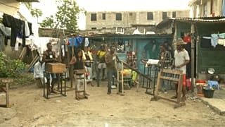 The band aims to raise awareness of DRC's waste problem