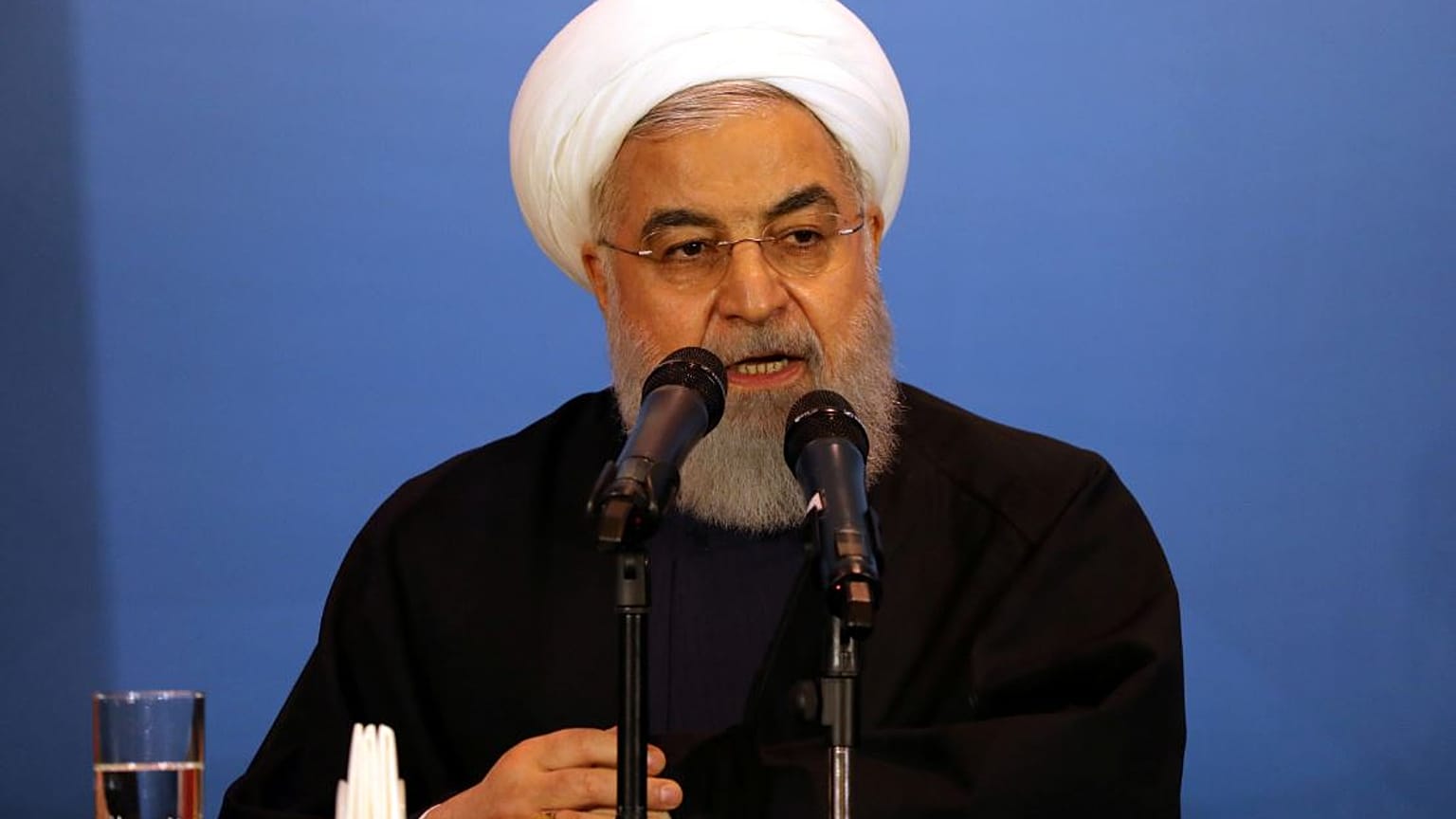 الرئيس الإيراني حسن روحاني 