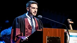 Alex Soros a budapesti CEU diplomaosztóján