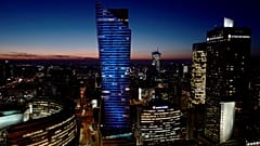 Warsaw's financial district.