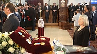 Κηδεύτηκε με τιμές εν ενεργεία Προέδρου ο Δημήτρης Χριστόφιας