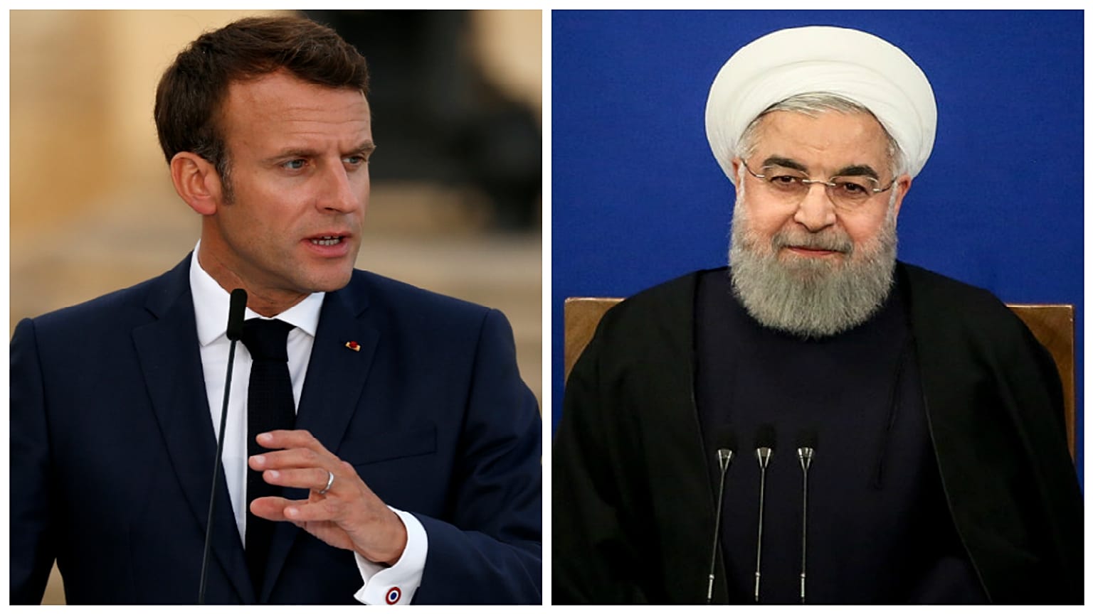 ماکرون برای «کاهش تنش در خاورمیانه» تلفنی با روحانی گفت‌وگو کرد