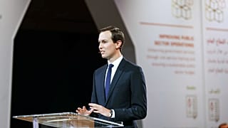 White House senior adviser Jared Kushner speaks at the "Peace to Prosperity" conference in Manama