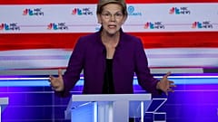 Elizabeth Warren is standout candidate in first TV debate for Democrat nomination
