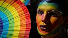 Watch back: Contestants battle it out in Madrid Pride high heel race