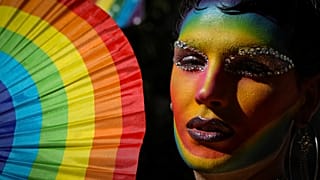 Watch back: Contestants battle it out in Madrid Pride high heel race