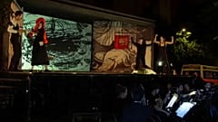 L'opera a bordo di un tir 