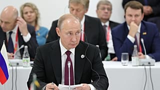 Vladimir Poutine à Osaka, au Japon