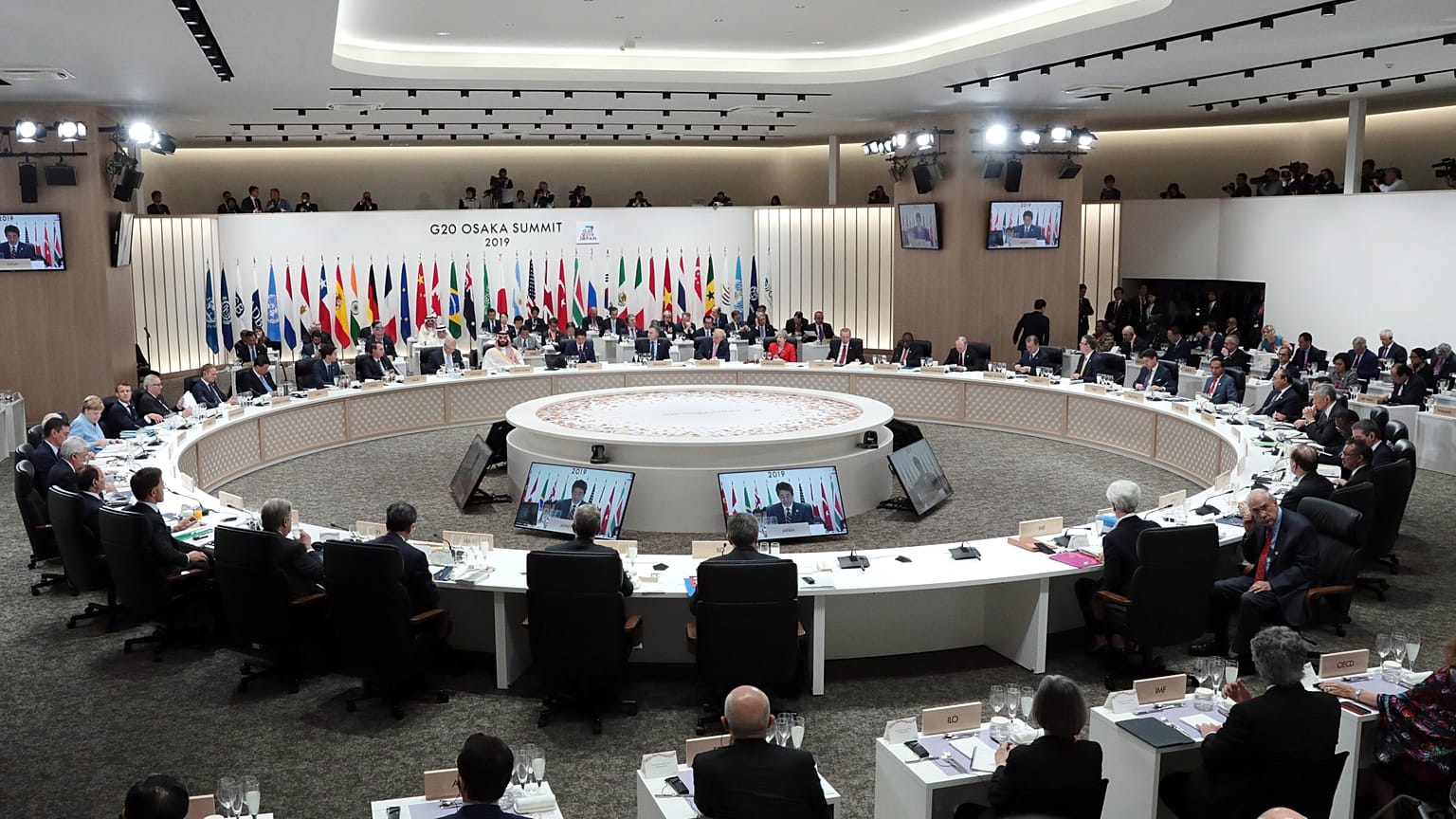 Japonya’nın ev sahipliğinde Osaka’da iki gün sürecek G20 Liderler Zirvesi başladı