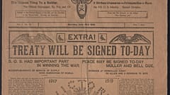 100 anni dal Trattato di Versailles: i documenti che misero fine alla Grande Guerra