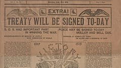 Centenario del Tratado de Versalles: Las reliquias que cuentan la historia de una firma histórica