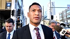 Israel Folau a békéltető tárgyalás előtt