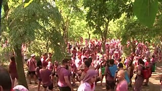 ویدئو؛ جشن شراب پاشی در اسپانیا