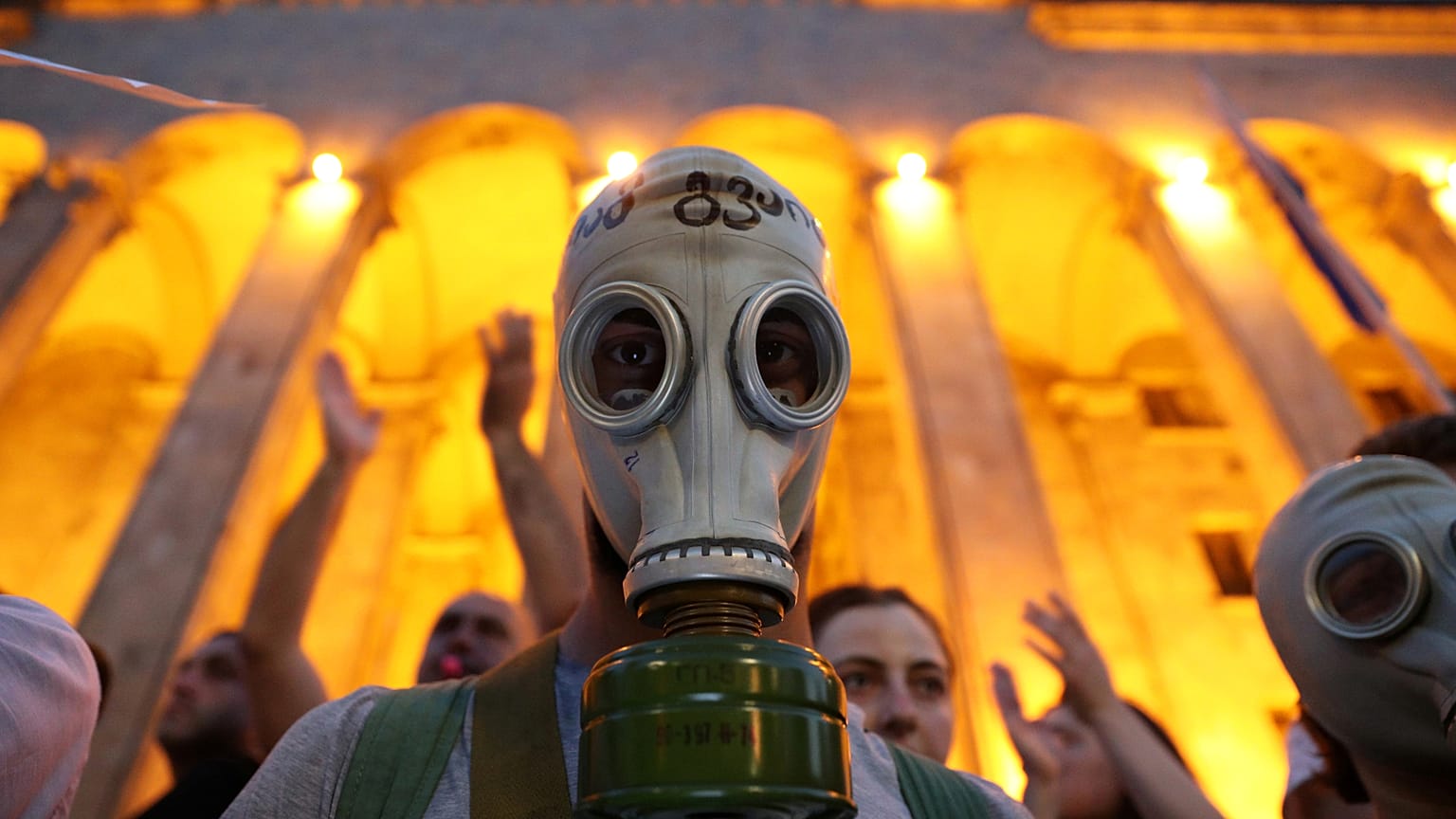 Diez días de protestas antirrusas en Georgia