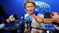 Ursula von der Leyen al parlamento di Strasburgo