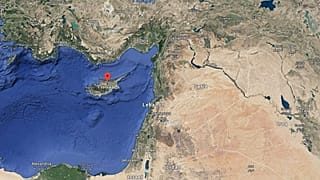 Map of Cyprus