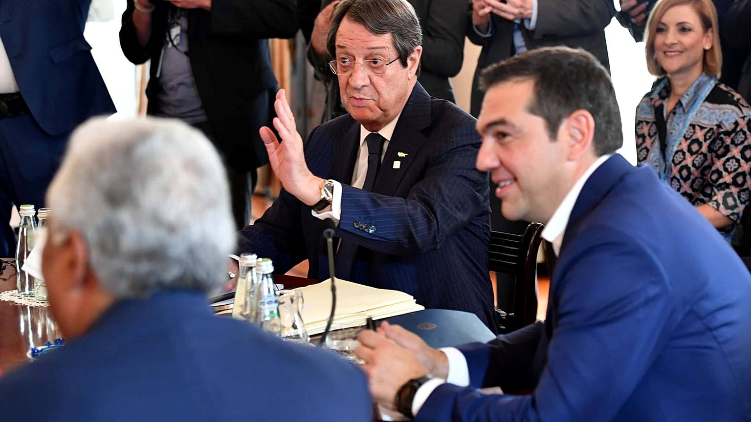 Τηλεφωνική επικοινωνία Τσίπρα-Αναστασιάδη