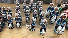 Özbekistan'ın Buhara kentinde Nasreddin Hoca heykelcikleri