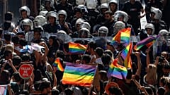 Activists march for Pride in Turkey before being dispersed by police
