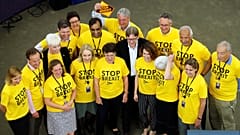 Protests and music mark opening of new European Parliament 