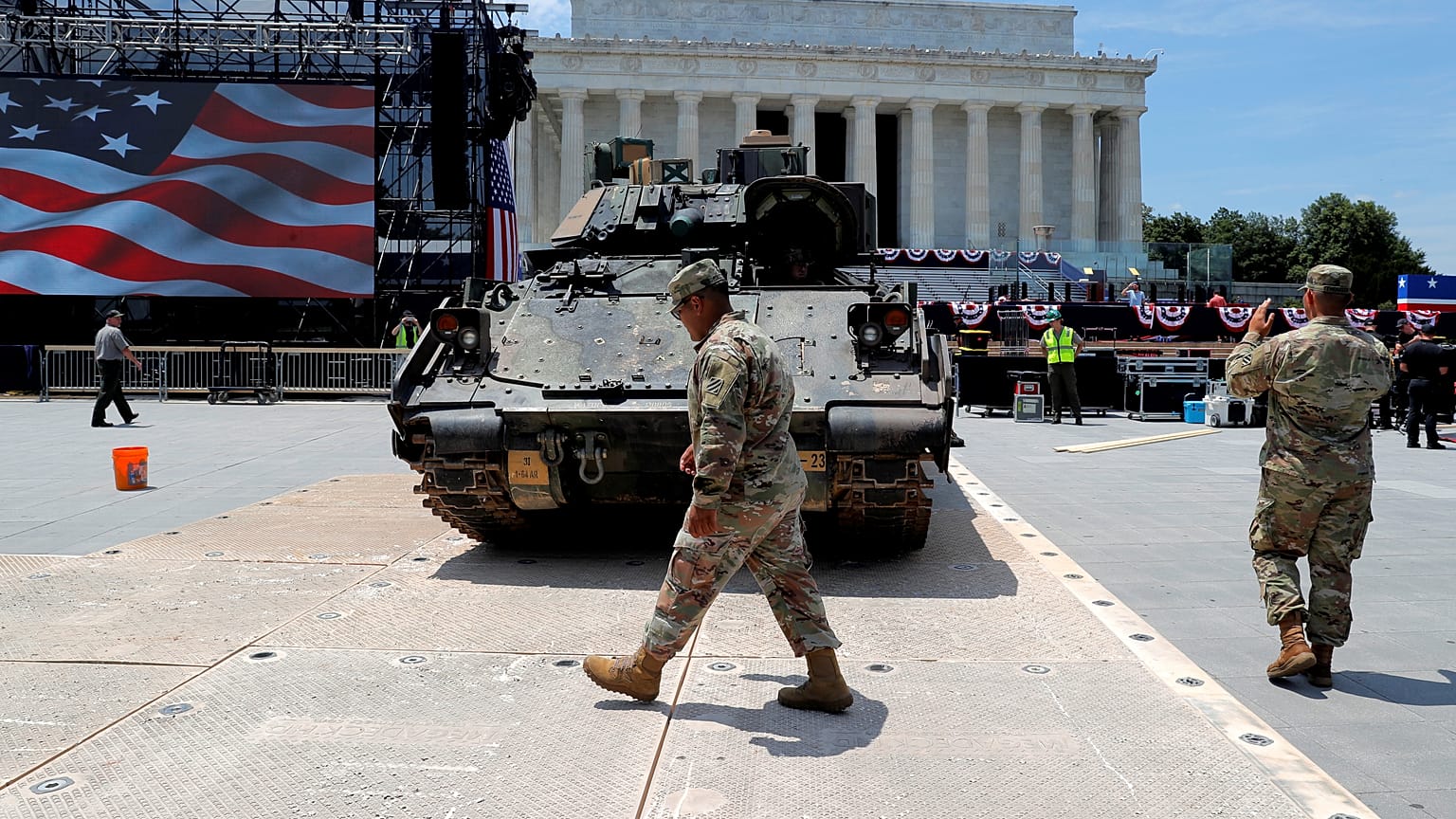 Trump downplays, defends cost of his Fourth of July event