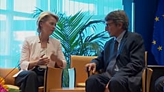 Συνάντηση Σασόλι - φον ντερ Λάιεν στο Στρασβούργο