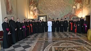 Papst empfängt ukrainische Kirchenvertreter