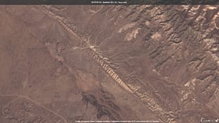 La falla de San Andrés vista desde el espacio