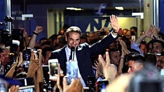 Yeni Demokrasi lideri Kiryakos Miçotakis
