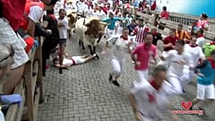 İspanya'nın San Fermin Festivali boğa koşusunda 5 kişi yaralandı