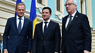 Zelensky quer reforçar laços UE-Ucrânia