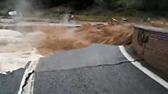 Watch: Unexpected flooding turns deadly in northeastern Spain
