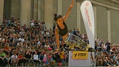 Desafiando la gravedad en la competición mundial de slackline