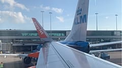 KLM and easyJet planes collide at Amsterdam airport