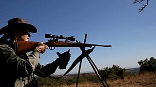 Hunting scene near Koster in South Africa in June 2015.