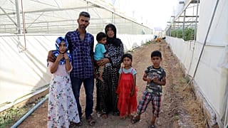 Şanlıurfa'da sera işçileri