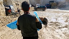 Suriye'de kimyasal saldırı bölgesi