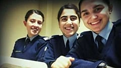 "Savaşan Melekler", Harbiyeli üç kadın öğrenci