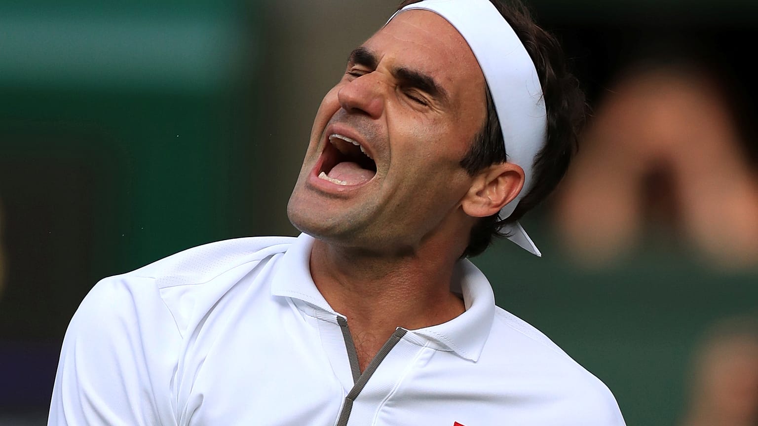La gioia di Federer sull'amica-erba di Wimbledon. 