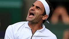 La gioia di Federer sull'amica-erba di Wimbledon. 