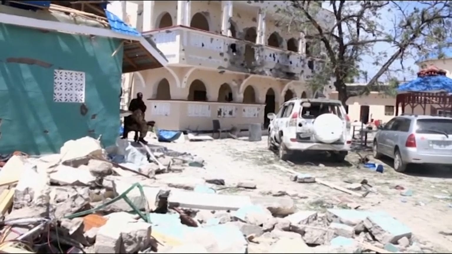 Car bomb and all-night hotel siege kill 26 in Somalia's Kismayo