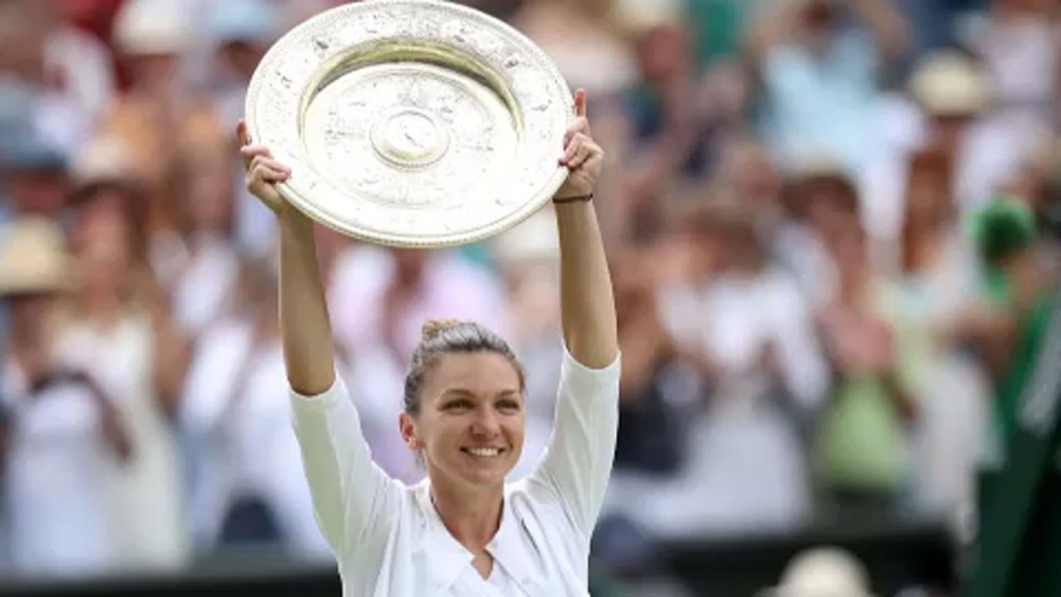 Simona Halep a wimbledoni tenisztorna női bajnoka