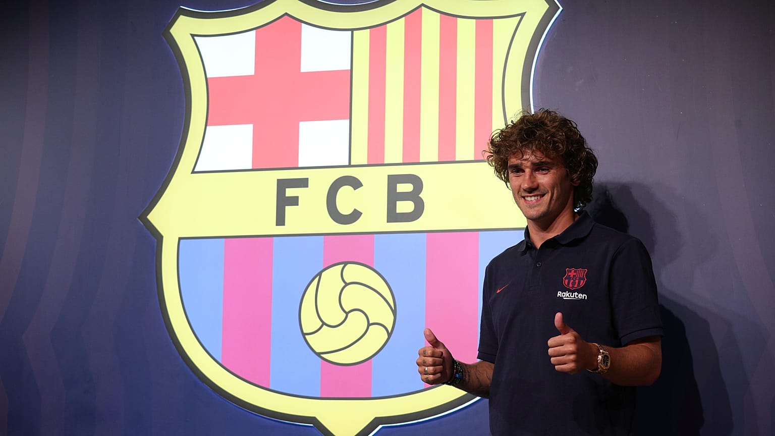 Jour de présentation pour Antoine Griezmann à Barcelone