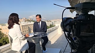 Adonis Georgiadis, Greece's new minister for growth and investments in Athens on July 15, 2019.