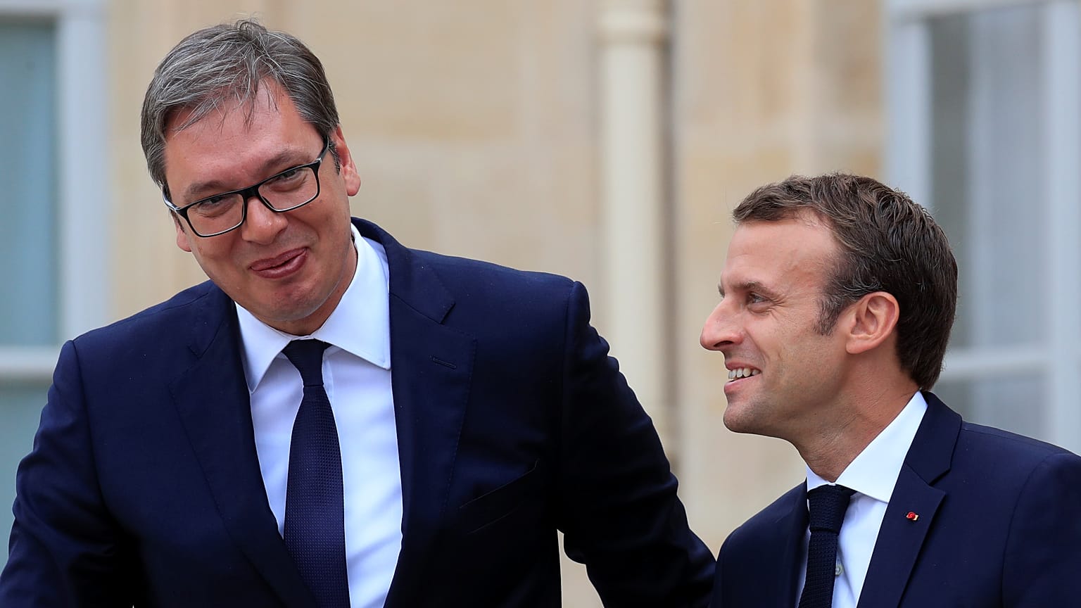 Macron pledges to relaunch talks between Kosovo and Serbia during visit to Belgrade