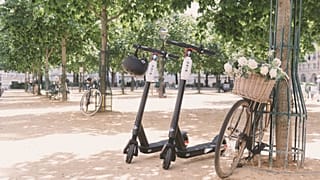 Bird e-scooters