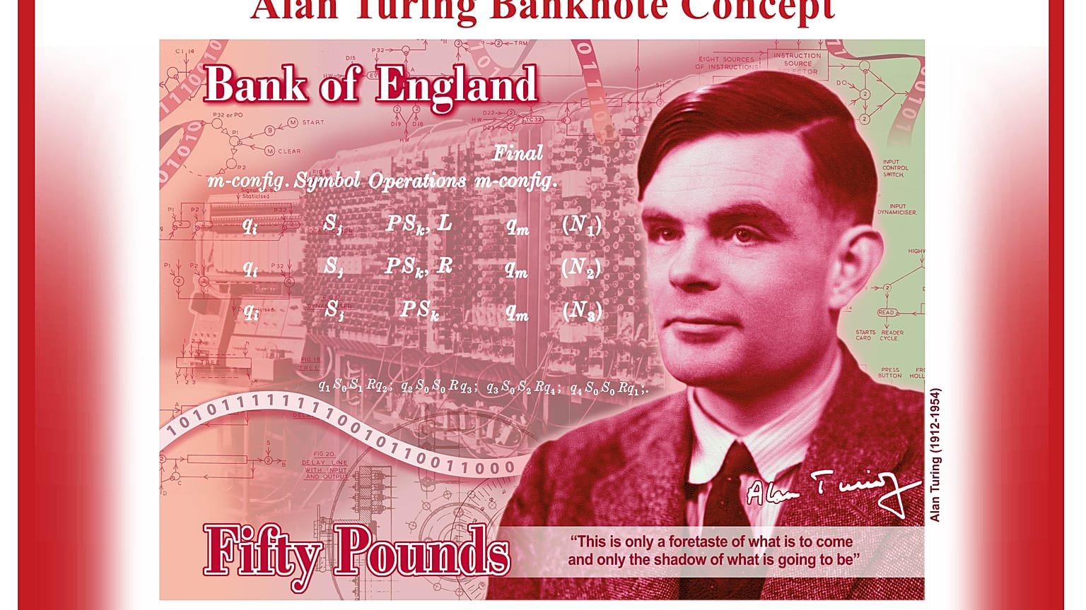 Alan Turing, el informático que descifró el Código Enigma, nueva cara de los billetes de 50 libras