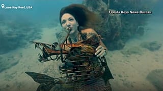 Американские "русалочки" устроили подводный концерт
